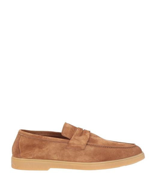 Fabiano Ricci Brown Loafers Leather for men