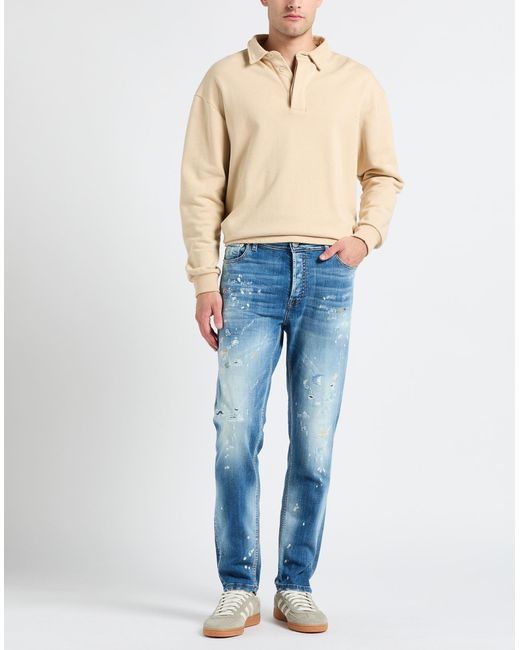 PMDS PREMIUM MOOD DENIM SUPERIOR Blue Jeans Cotton, Elastane for men