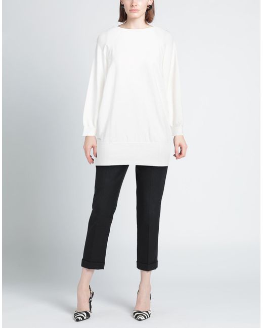 No Secrets White Pullover