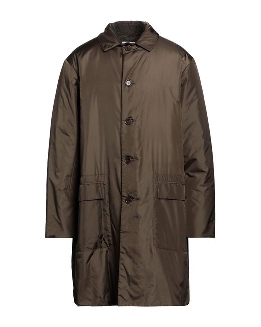 Aspesi Brown Overcoat & Trench Coat for men