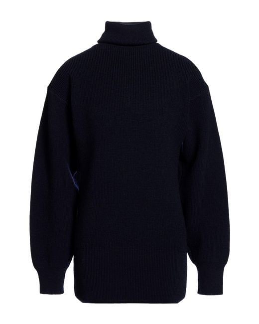 Hed Mayner Blue Turtleneck Virgin Wool for men
