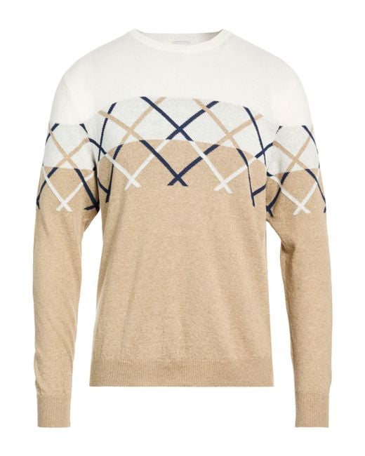 Andrea Fenzi Natural Sweater Linen, Cotton for men