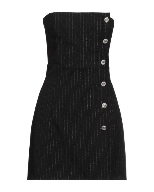 Alessandra Rich Mini Dress in Black | Lyst