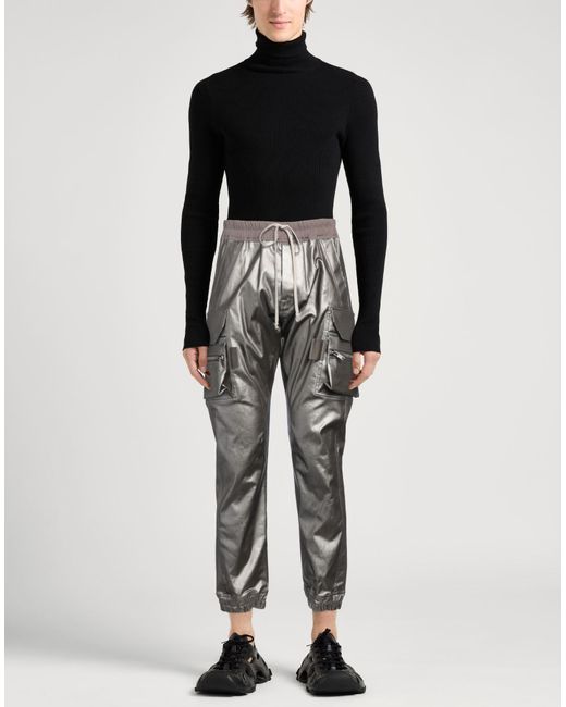 Rick Owens Gray Jeans Cotton, Elastomultiester, Elastane for men