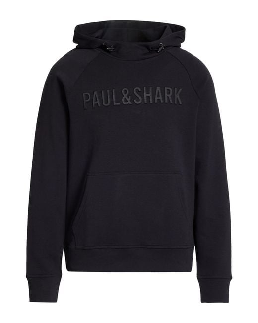 Paul & Shark Blue Sweatshirt Cotton, Nylon, Elastane for men