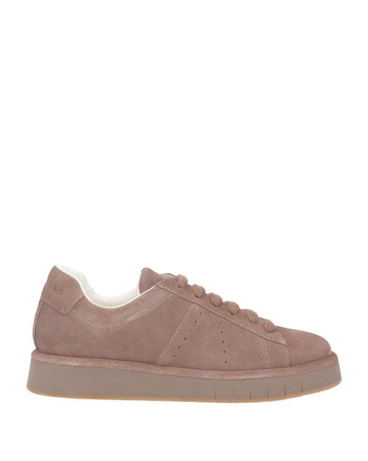 Palomitas By Paloma Barcelo' Brown Chris Antique Rose Sneakers Leather