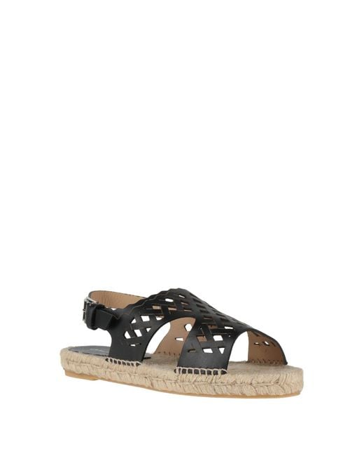 Baldinini Black Espadrilles Leather