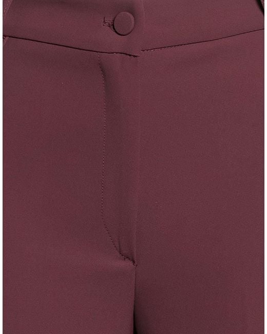 HOPE SKY Red Plum Pants Polyester, Elastane