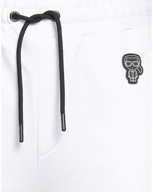 Pantalon Karl Lagerfeld pour homme en coloris White