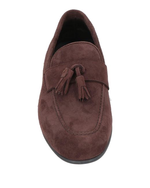 Calpierre Brown Loafers Leather for men