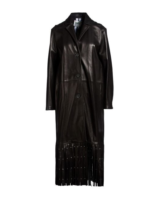 S.w.o.r.d 6.6.44 Black Overcoat & Trench Coat Leather