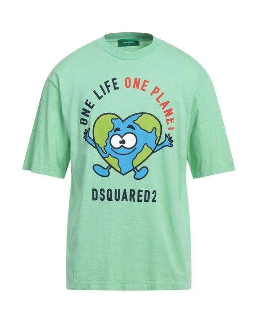 DSquared² Green T-shirt for men