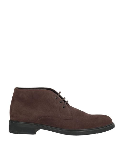 Boss Brown Ankle Boots for men