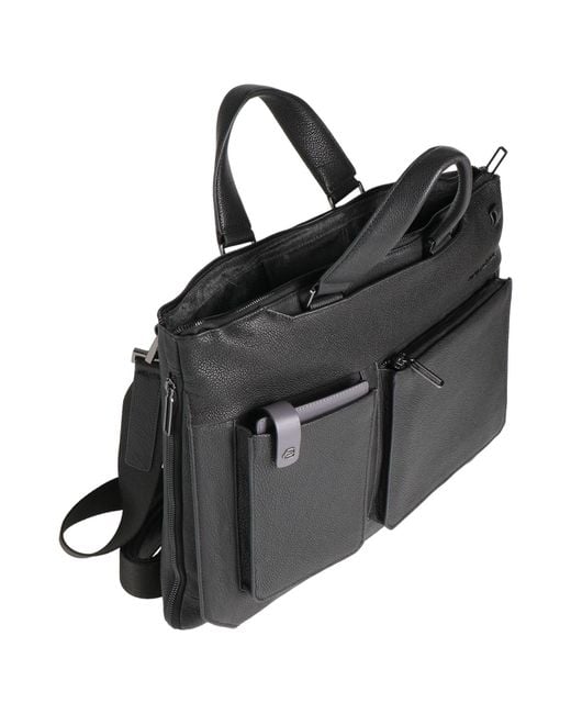 Piquadro Black Handbag Leather for men