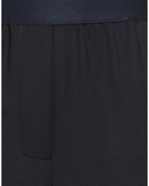 THE M.. Blue The Pants Polyester, Virgin Wool, Elastane