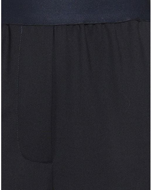 THE M.. Blue The Pants Polyester, Virgin Wool, Elastane