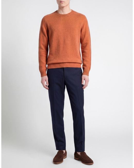 AROVESCIO Orange Sweater Wool, Cashmere for men