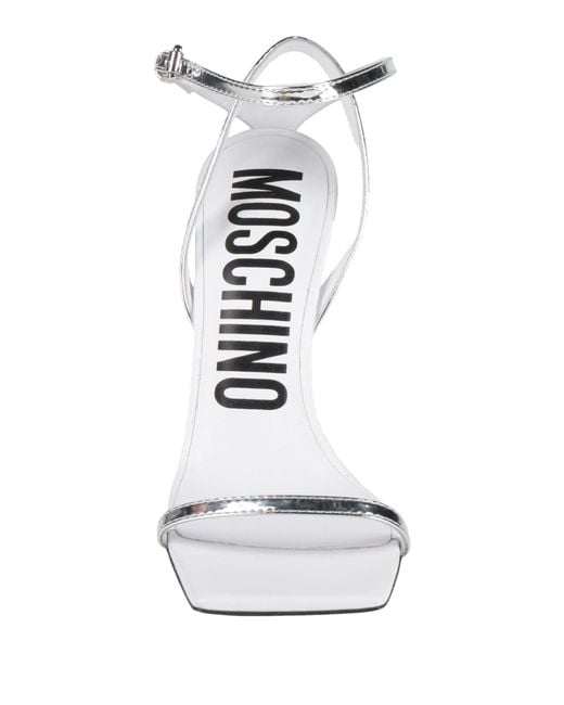 Moschino White Sandals