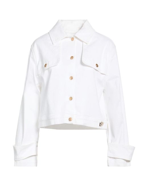 Carla G White Denim Outerwear