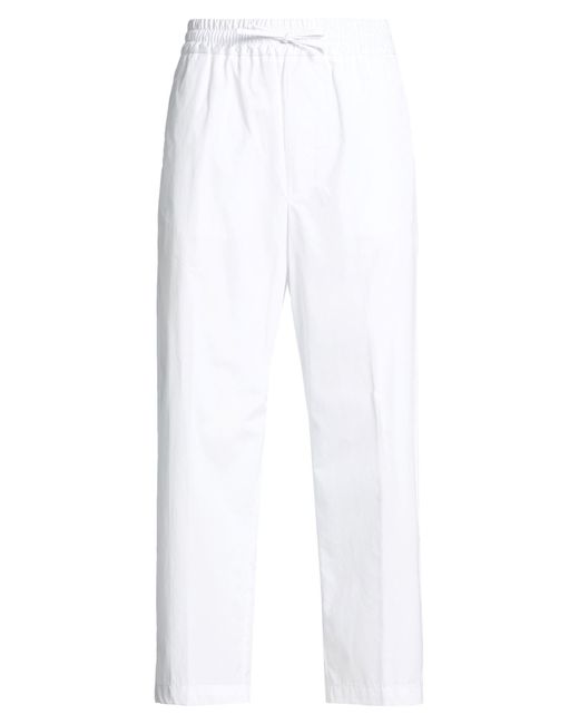 Lardini White Pants Cotton for men