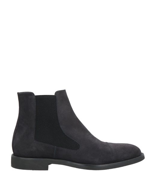 Moreschi Black Ankle Boots Leather for men