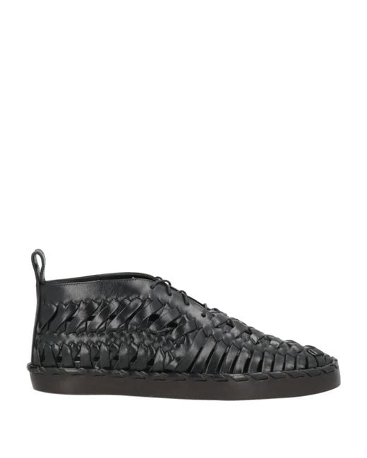 Jil Sander Black Ankle Boots Calfskin