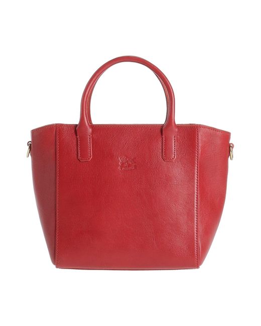 Borsa A Mano di Il Bisonte in Red