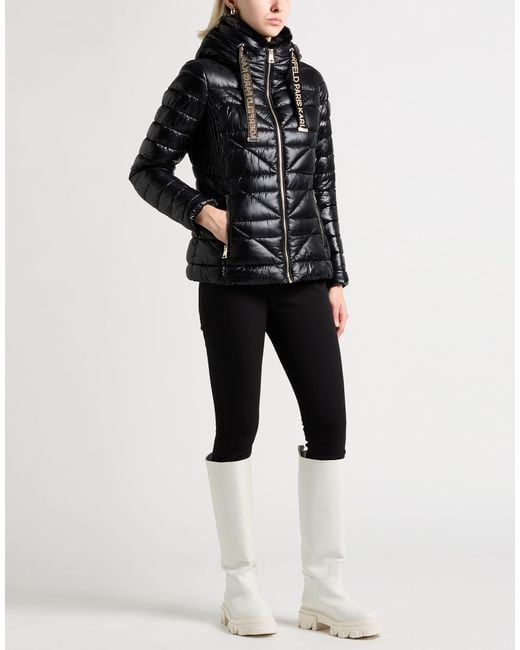 Karl Lagerfeld Black Puffer