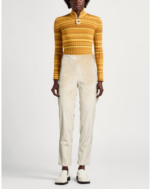 Momoní Natural Cream Pants Viscose, Cotton, Elastane