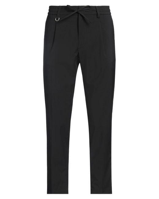 Paolo Pecora Men's Black Trouser