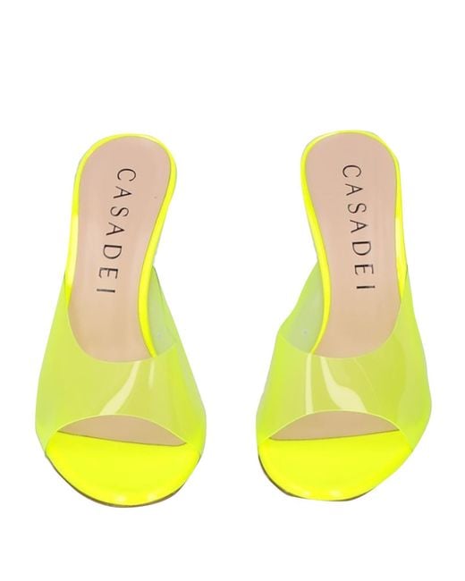 Casadei Yellow Sandals
