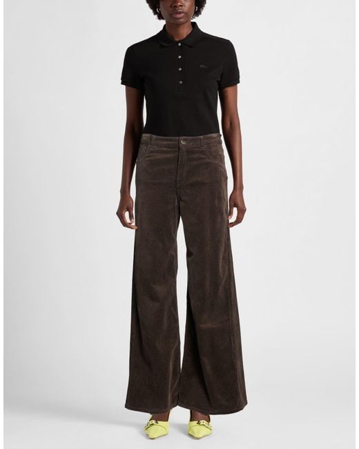 Kaos Brown Dark Pants Cotton, Lyocell, Elastane