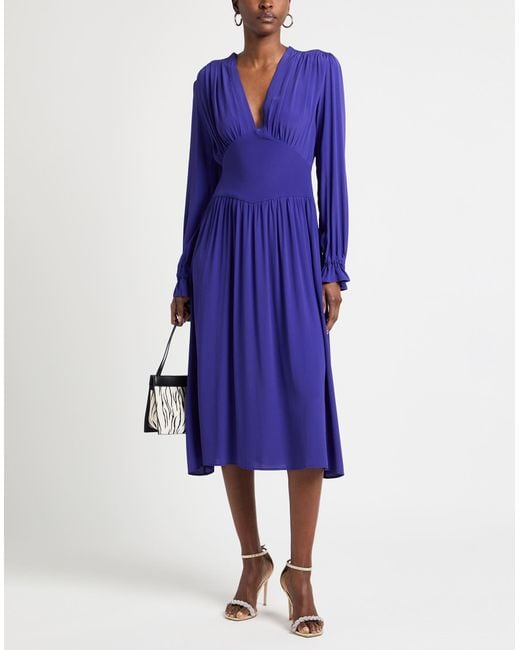 MEIMEIJ Purple Midi-Kleid