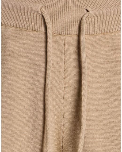 Burberry Natural Sand Pants Wool, Polyamide, Elastane