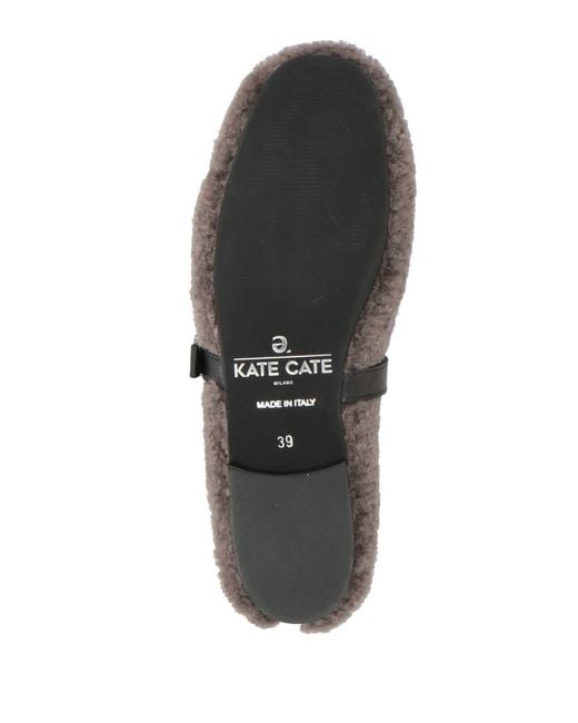 KATE CATE Gray Ballet Flats