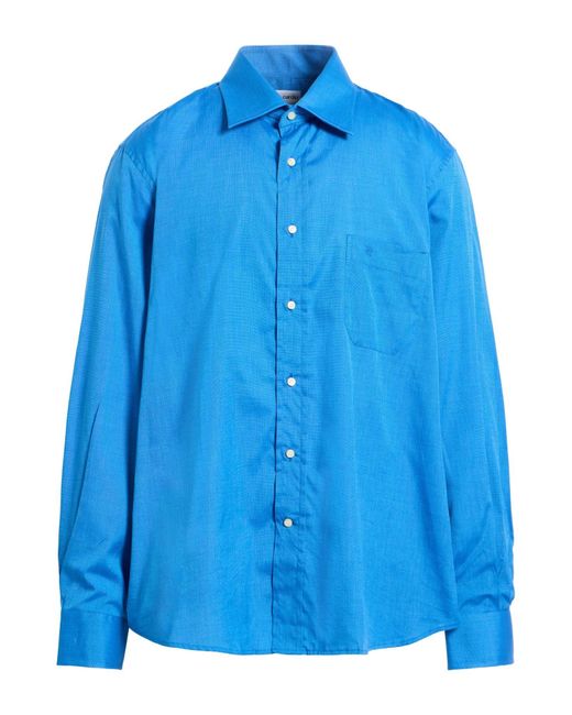 Pierre Cardin Men's Blue Shirt Cotton