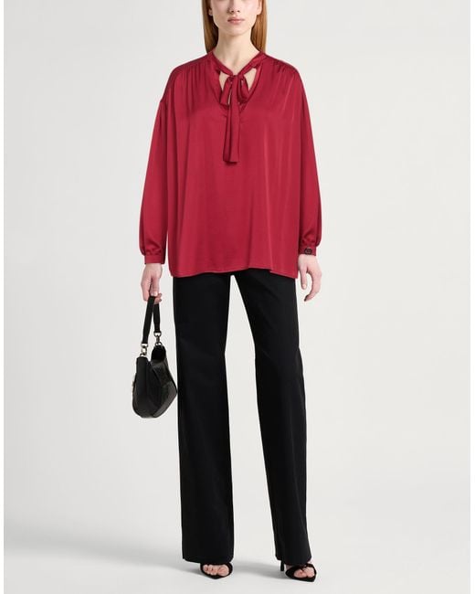 Gaelle Paris Red Top Polyester, Elastane