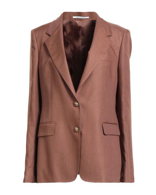 Tagliatore 0205 Brown Blazer Linen