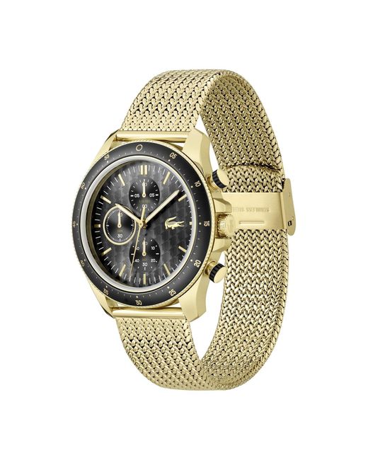 Lacoste Armbanduhr in Metallic für Herren