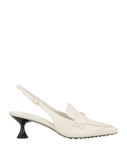 Tory Burch White Pumps