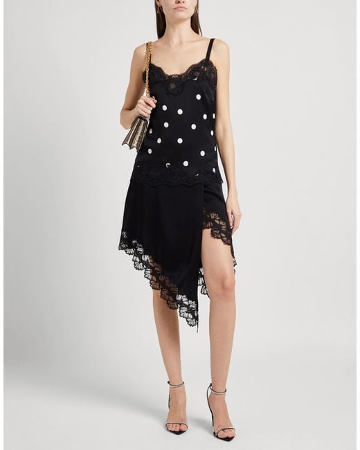Dolce & Gabbana Black Top Silk, Cotton, Elastane, Polyamide