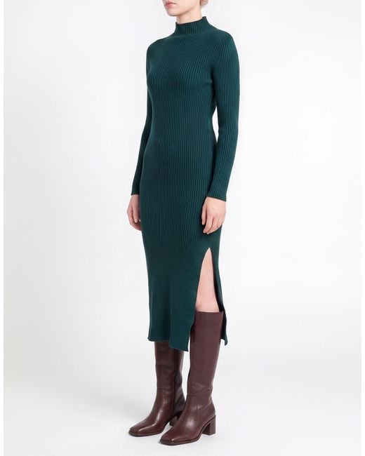 Berna Green Midi Dress