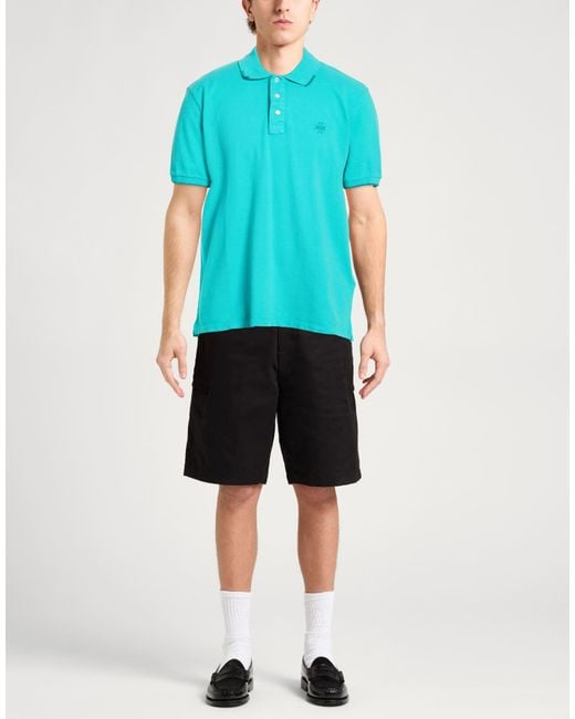Jacob Cohen Blue Polo Shirt Cotton, Elastane for men