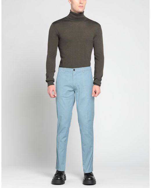 Yan Simmon Blue Trouser for men