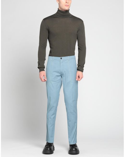 Yan Simmon Blue Trouser for men