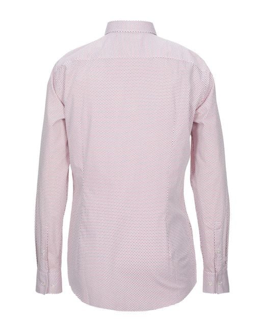 Boss Pink Shirt Cotton for men