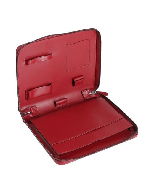 Pineider Red Handbags for men