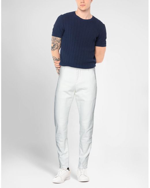 Dondup White Pants for men