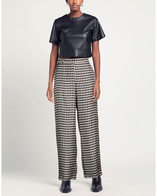 Max Mara Gray Pants Silk