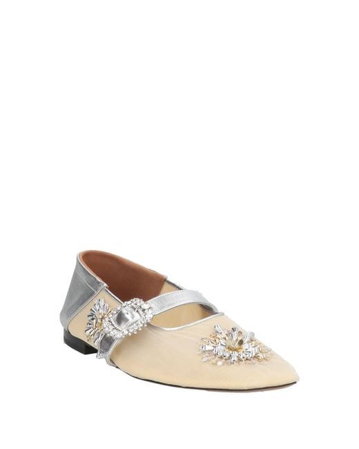 Wales Bonner Natural Ballet Flats